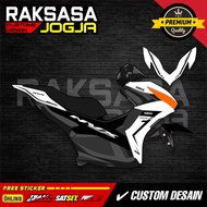 Yamaha Aerox new transparent striping sticker, minimalist racing vinyl ZK-17