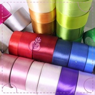 Satin Ribbon Colored Satin Ribbon/ Plain Satin Ribbon/ PART 1 PER ROLL