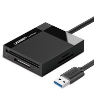 UGREEN CR125 4-IN-1 SUPER SPEED USB 3.0 USB-A TO SD / TF / CF / MS SLOT CARD READER 50CM (UG-CR125-3