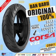 Ban Motor CORSA V22 PLATINUM Ring 14 Tubeless Ban Tubles Depan Belakang Motor Matic Beat Vario Scoopy Ring 14