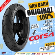 Ban Motor CORSA V22 PLATINUM Ring 14 Tubeless Ban Tubles Depan Belakang Motor Matic Beat Vario Scoop