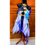 Genshin Impact Skirk Costume Cosplay Rental Fullset (Genshin Impact Skirk Cosplay Costume Fullset Rental)