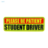  Reflective Car Sticker Car Safety Reminder Sticker Reflective New Driver Magnet Sticker for Safety Trainee Driver Car Warning Sign