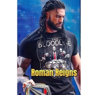 Ready Stock Acknowledge Me Big Dog Men's Wrestling WWE T-shirt Soft Premium Cotton Top Men's Wrestli