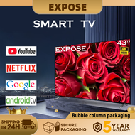 Expose Bluetooth 43 Inch Smart TV Android 12.0 Tv 43 inch FULL HD Authentic Television 43 inch TV Digital Smart TV