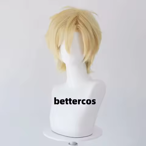 w,3;d'6.c\f/NewAnime Banana Fish Ash Lynx Wigs Aslan Jade Callenreese Golden Heat Resistant Hiar Syn