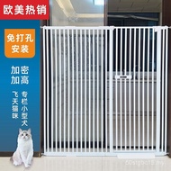 Pagar pintu kucing peliharaan setinggi 1.5 meter untuk menghalang kucing daripada melompat, pagar pe