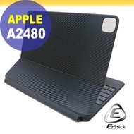 APPLE iPad Pro 12.9吋 6代 A2480 巧控鍵盤 黑色卡夢膜機身貼 DIY包膜