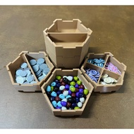 [Plastic] Stackable Resource Tray for Board Game/ Tabletop Games-Token Set