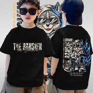 Match cottonnonpatternchildrenchildrenmadeprintedcomfortablesscod Loose t-shirtshrinkingwrinkling.20