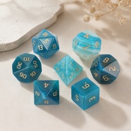 Constellation Game Z01 Dungeon and Dragon TRPG Running Group COC Board Game Polyhedron Natural Blue 