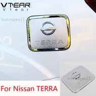 Vtear For Nissan TERRA 2018-2021 tank covers oil cap stainless steel fuel tank cap car exterior trim decoration car-styling accessories