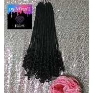 African Embroidered Hair/12 Strands