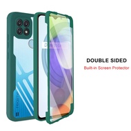 Phone Case for OPPO Reno 7 5G Reno 5Z 5F 5 Lite 4Z F19 Pro Plus F19s Armor 2in1 360 Shockproof Bumper Front and Back HD Clear Silicone Screen Protector Cover