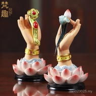 Decorative Buddha Hall Living Room Office Decoration Buddha Hall Guanyin Hand Decoration Ruyi Soft D
