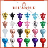 5 Inch Foil Balloon Love Star Plain Foil Belon For Belon Bouquet Balloon