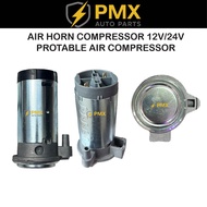 【AIR HORN COMPRESSOR】12V / 24V | Portable Air Compressor for Horn | Car Truck Bus Van