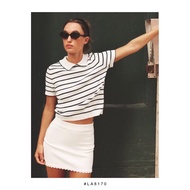LA8170 - White Stripe | Tshirt