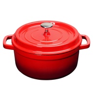 Wholesale and Retail Supply Enamel Pot Cast Iron Pot Enamel Stockpot A Cast Iron Pan Uncoated Pot22 26cm