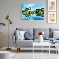 暹羅古城 創意數字油畫 【風景畫】