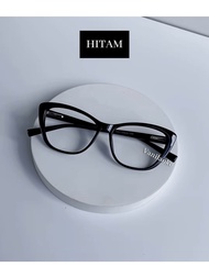 kacamata wanita request minus photocromic bluecromic & blueray model cat eye free box dan lap