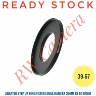 39-67 Step Up Ring Filter Lens 39 to 67 Adapter 39mm to 67mm 39-67 mm Converter Camera Camera