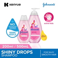 Johnson's Baby Active Kids Shiny Drops Shampoo With The Power Of Argan Oil 200ml / 500ml