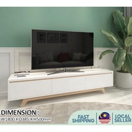 FREE DELIVERY (BUATAN MALAYSIA) 6ft TV Cabinet TV Bench Modern TV Rack Cabinet Simple TV Cabinets St