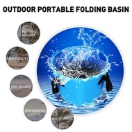 11公升26公分500D PVC折疊水桶多功能便攜式折疊水桶水容器洗手盆  dmeckp 11 Litre 26cm 500D PVC  Collapsible Bucket Multifunctio