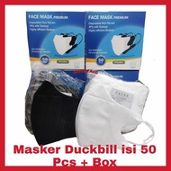 Masker Duckbill Dewasa Isi 50 Pcs facemask Garis Masker Duckbill 1 Box