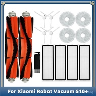(Ready Stock)For Xiaomi Robot Vacuum S10 +/ S10 Plus Spare Parts Accessories Main Side Brush Hepa Filter Mop Rag Cloth