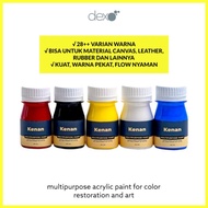 KENAN PAINT 45 ML - cat sepatu tas kanvas kulit rubber lukis kanvas