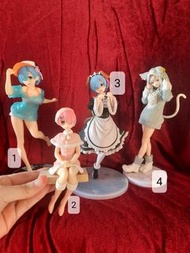 可散全清90走／Re:0從零開始的異世界生活拉姆雷姆艾美莉亞 手辦 figure