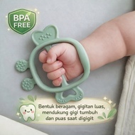 Baby teether baby toy 0-6 months baby teether bpa free silicone newborn teether bracelet baby teethi