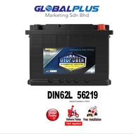 (Delivery & Installation @ Own Pickup) Otopower DIN62L - 56219 Mf Battery Car Battery for Proton X50