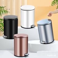 [In stock]Stainless Steel Dustbin/ Auto Soft Close/ Minimalist Design/ Trash Bin Rubbish Bin/ 6L 8L 