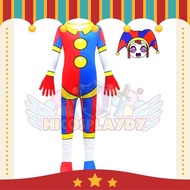hiCosplayDy Kids The Amazing Digital Circus Pomni Jumpsuit Cosplay Halloween Animation Costume