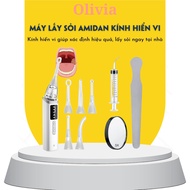 Máy lấy sỏi amidan 5 đầu hút loại bỏ sỏi amidan hỗ trợ giảm thiểu mùi hôi miệng giảm đau và viêm hiệ