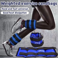 One Wrist Exercise Weight Leg Ankle Strap Pair Sand Kaki Running Fitness Bag Leg Weight Arm Pemberat