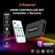 SEGOTEP ARGB CONTROLLER + REMOTE (10port 5v ARGB Controller + RM)