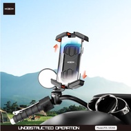 MOXOM MX‑VS145 is a motorcycle phone holder with a built‑in sunshade and rainproof cover designed to