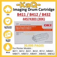 OKI B411 B412 B431 B432 B512 MB461 MB471 MB472 MB491 MB492 MB562 44574303 Drum Cartridge 30K Imaging