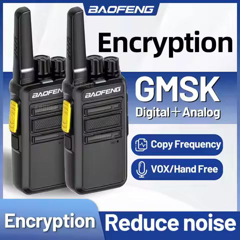 Baofeng BF-V12D GMSK Walkie Talkie Digital Copy Frequency HD Encrypted Call Noice Reduction Radio Tw