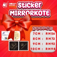 (500-700PCS) STICKER LABEL MURAH [7CM-10CM]