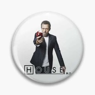 House Md  Soft Button Pin Fashion Lover Cartoon Gift Creative Hat Brooch Lapel Pin Funny Collar Cute