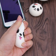 Bang Cute Panda Squishy Steamed Bun Bag Phone Pendant Lanyard Keychain Kid Toy