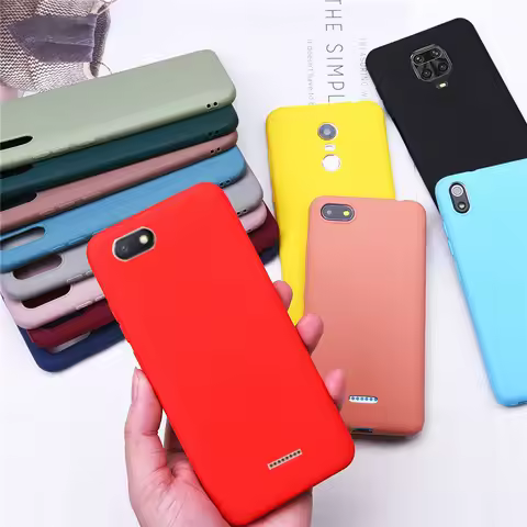 Silicone Cases For Xiaomi Redmi 6A 6 7 7A 8 8A 9 9A 9AT 9C NFC 10 10C 10A Redmi Note 6 7 8 9 10 Pro 