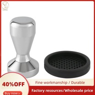 Coffee Tamper, Espresso Coffee  49mm Tamper Coffee with Silicone Tamper Mat