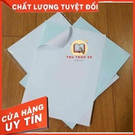 Xấp 100 tờ Decal A4 - A5 - A6 đế xanh.
