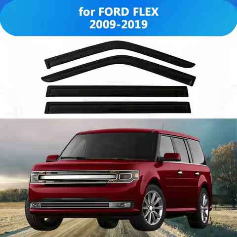 FOR FORD FLEX 2009-2017 2018 2019 Side Window Visor Rain Guard Side Vent Deflector Weathershield Out